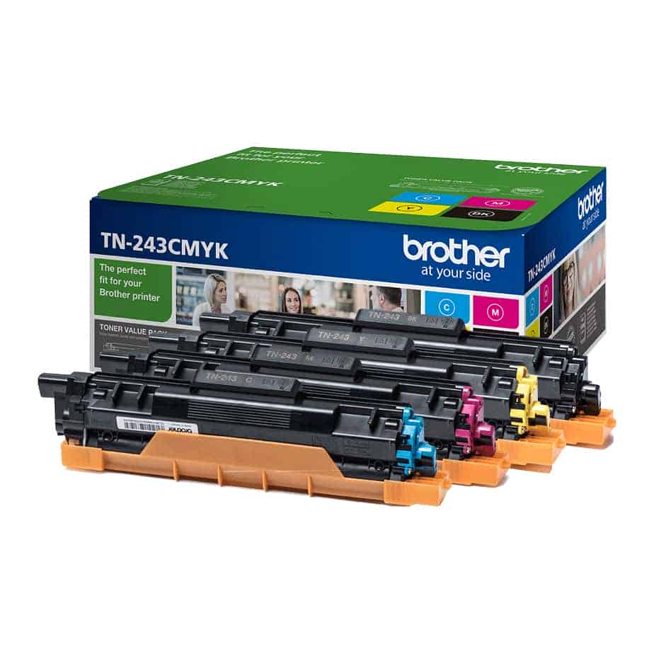 Genuine Brother TN-243CMYK Toner Pack C/M/Y/B